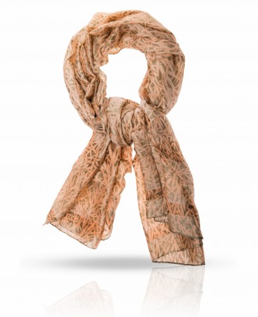 Палантин Женский SN-BAMBOO.LEAF/OLIVE